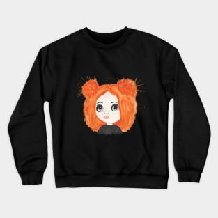 Orange Blythe Crewneck Sweatshirt